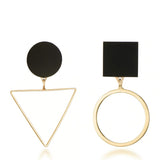 Vintage Statement Drop Earrings For Women 2023 New Bohemia Fashion Jewelry Korean Metal Geometric Golden Hanging Swing Earring