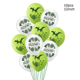 Dinosaur Party Decorations Dragon Balloons Set Paper Garland for Dino Jungle Birthday Party Decor Supplies Kids Children Favors