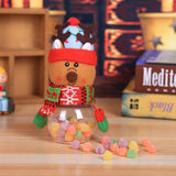 Christmas Gift Candy Jar Snowman Santa Storage Bottle Sweet Christmas  Can Boxes Child Kids Gifts Holder New Year  Navidad