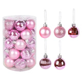 34pcs/lot Colorful Christmas Balls Xmas Tree Ornaments Christmas Tree Balls Kerst Navidad Natal Decorations New Year 2021 Gift