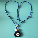 Back To School  1PC Blue Glass 30mm Evil Eye Pendants Necklace For Women Men Turkey Evil Eyes Lucky Necklace Choker Jewelry Accessories