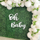 PATIMATE Oh Baby Wall Sticker It's A Boy Girl Baby Shower Decoration 1st Birthday Party Decor Kids Babyshower Gender Reveal