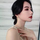 new simple and luxurious Pearl Woman's Earrings Fashion design sense bee insect Earrings Korean women jewelry sexy Earrings