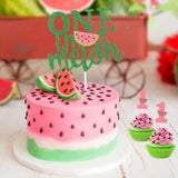 Summer Fruit Watermelon Party Decoration One In A Melon Hawaii Summer Tropical Party Happy One Year Birthday Party Decor kids