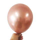 Christmas Gift 50/100pcs Metallic Latex Balloons 5/10/12 Inch Gold Silver Chrome Ballon Wedding Decorations Globos Birthday Party Supplies