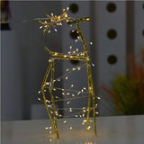 Christmas Gift 3M 5M Copper Wire 100/200 LED String Lights Firecracker Fairy Garland Light for Christmas Window Wedding Party USB Operated