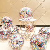 Cifeeo  1Set 7 Tubes Balloon Stand Ballon Holder Column Confetti Ballons Baby Shower Birthday Party Wedding Xmas Decoration Supplies