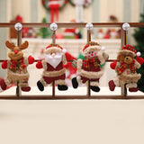 Christmas Gift 2023 Happy New Year Christmas Ornaments DIY Xmas Gift Santa Claus Snowman Tree Pendant Doll Hang Decorations for Home Noel Natal