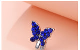 1Pc Crystal Butterfly Fake Nose Ring Non Piercing Clip On Nose Ring Indian Style Nose Cuff Fake Piercing Septum Nariz Jewelry