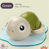 Bath Toys Baby Water Chain Clockwork Cute Cartoon Animal Tortoise Infant Swim Penguin Fish Wound-Up Kids Beach Water Bath Toy