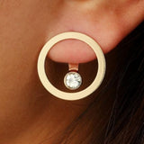 Cifeeo Fashion Statement Earrings 2023 Big Geometric Round Earrings For Women Hanging Dangle Earrings Drop Earing Modern Female Jewelry