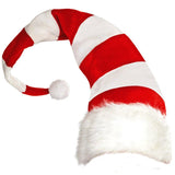 Christmas Gift 1PC Funny Party Hats Christmas Hats Long Striped Felt Plush Elf Hat Holiday Theme Hats Christmas Party Accessory U3