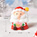 Christmas Gift Cartoon Mini Santa Claus Snowman Cake Decorations Merry Christmas Decor For Home Happy New Year 2022 Naviidad Cupcake Decor Gift