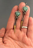 Cifeeo Unique Retro Silver Gold Two Tone Color Metal Geometry Dangle Earrings Women Classic Long Tassels Earring Party Jewelry
