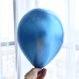 Christmas Gift 50/100pcs Metallic Latex Balloons 5/10/12 Inch Gold Silver Chrome Ballon Wedding Decorations Globos Birthday Party Supplies