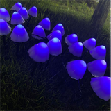 Christmas Gift Outdoor Solar Garden Lights Mushroom Light Outdoor Waterproof Cute Mushroom Shaped Lamp Pathway Mini Solar Landscape Lights