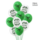 Dinosaur Party Decorations Dragon Balloons Set Paper Garland for Dino Jungle Birthday Party Decor Supplies Kids Children Favors