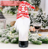 Christmas Wine Bottle Cover Merry Christmas Decorations For Home  Christmas Ornament New Year  Xmas Navidad Gifts