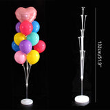 Cifeeo  7/11/13/19 Tubes Balloons Stand Holder Column Confetti Balloons Happy Birthday Balloon Kids Baby Shower Wedding Party Decoration