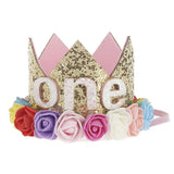 Baby Shower 1 Year Birthday Party Decoration Kid Princess Crown 1st Birthday Party First Birthday Boy Girl birthday party Decor