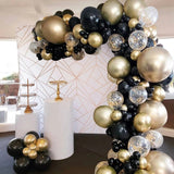 Cifeeo Black Gold Balloon Garland Arch Kit Confetti Latex Balloon 30th 40th 50th Birthday Party Balloons Decorations Adults Baby Shower