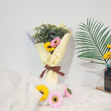 25pcs Sunflower Soap Flower Head Bouquet Gift with DIY Wedding Valentine Gift Decoration Home Display