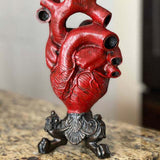 Hot Heart Shape Vase Resin Flower Pot Home Decoration Realistic Heart Statue Vase Sculpture Ornament Office Living Room Decor