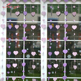 1PC 2.1M Heart Shape Hanging Paper Garland Floral String For DIY Home Decoration Party Supplies Wedding Paper Garland Banner