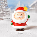 Christmas Gift Cartoon Mini Santa Claus Snowman Cake Decorations Merry Christmas Decor For Home Happy New Year 2022 Naviidad Cupcake Decor Gift