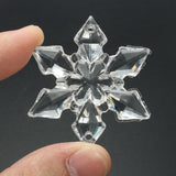 20/10/6Pcs  New Transparent Christmas Crystal Snowflakes Navidad New Year Ornaments Festival Party Xmas Tree Hanging Decor