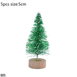 Christmas Gift Fake Pine Tree Mini Artificial Christmas Tree Mini Sisal Tree Miniature Tree Christmas Party Photo Prop For Christmas Ornament