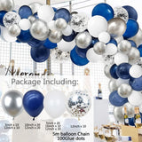 1Set White Gold Balloon Garland Arch Kit Wedding Latex Balloon Kid's Adult Birthday Party Decoration Baby Shower Globos Supplies