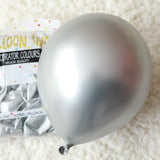 10/20/50pcs 260 Magic Long Glossy Metal Latex Balloons 10inch Thick Chrome Metallic Colors Air Balls Globos Birthday Party Decor