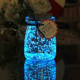 Christmas Gift 10g Party DIY Fluorescent Super luminous Particles Glow Pigment Bright Gravel Noctilucent Sand Glowing in the Dark Sand Powder