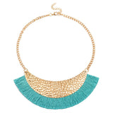 New Acrylic Punk Vintage Fashion Necklaces &Pendants Women Statement Necklace Gradient Drops Choker Maxi Colar Feminino