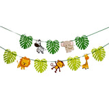 Safari Animals Banner Jungle Party Decoration Safari Party Decor Jungle Theme Animal Balloons 1st Birthday Party Decor Wild One