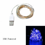 Christmas Gift 2m/3m/5m/10m Copper Wire Battery Box Garland LED Wedding Christmas Decoration for Home Decor New Year 2022 Party Festoon Light