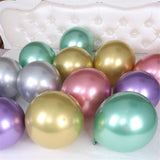 10/20/50pcs 260 Magic Long Glossy Metal Latex Balloons 10inch Thick Chrome Metallic Colors Air Balls Globos Birthday Party Decor