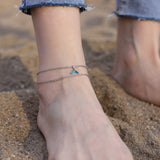 2022 NEW Summer Fishbone Gold Color Anklets Fashion Ankle Foot Jewelry Leg Chain on Foot for Women Gifts