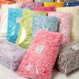 50g DIY Shredded Crinkle Paper Raffia Confetti Candy Gift Box Filling Material Wedding Birthday Party Christmas Home Decorations