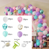 Cifeeo  1Set Balloons Arch DIY Balloon Chain For Wedding Decoration Baby Shower Birthday Party Balloons Balloon Garland Baloon Set