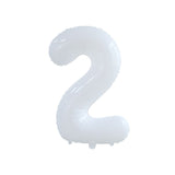 Christmas Gift 30inch Foil Balloon White Number Balloon 0 1 2 3 4 5 6 7 8 9 Figures Globos Baby Shower Decoration Happy Birthday Party Supplies