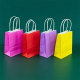 6pcs Gift Pakcaging Kraft Paper Bag Birthday Party Wedding Christmas New Year Child Favors Cookies Snack Decoration