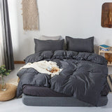 Cifeeo Green Brown Plaid Duvet Cover 220x240 Pillowcase Bed Sheet 4pcs Fashion Bedding Set Quilt Cover Four-Pieces Set Soft Bed Linens
