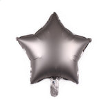 Star Shape Foil Balloon Matte Metal Aluminum Film Balloon For Birthday Party Backdrop Wedding Decoration Kid Gift