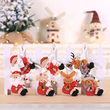 Christmas Gift Supplier 2021 Christmas Decorations for Home Pendants Navidad Christmas Tree Ornaments Hanging Doll Craft Decor Kids Gift