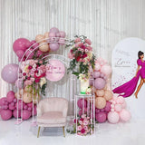 121pcs Macaron Pink Balloons Set Party Background Decors Garland Arch Kit Birthday Wedding Bachelorette Party Globos Supplies