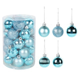 34pcs/lot Colorful Christmas Balls Xmas Tree Ornaments Christmas Tree Balls Kerst Navidad Natal Decorations New Year 2021 Gift