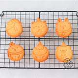 3Pcs/Set Christmas Snowman Santa Claus Elk Bear Cookie Mold Christmas Gift Plastic Christmas Pattern Mold DIY Baking Tools