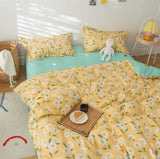 Cifeeo Nordic 220x240 Duvet Cover Bed Linen Bedding Set Cute Printed Quilt Cover Bedsheet Pillowcase Single Queen King Size Bedclothes